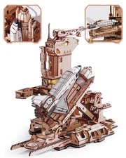 ROKR Space Shuttle 3D Wooden Puzzle Moving Rocket Launch Tower for Adults Teens