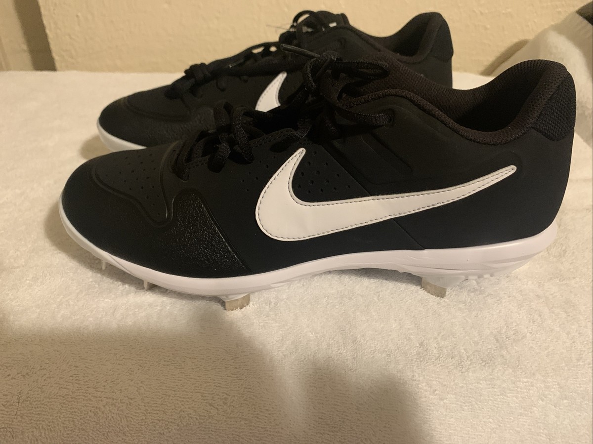Nike Alpha Huarache Varsity Low Black Baseball Cleats Men display picture 2