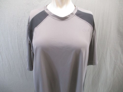 MOUNTAIN HARDWEAR Size XL Mens Gray Crew Neck Short Sleeve Athletic T-Shirt 067 - Picture 2 of 9