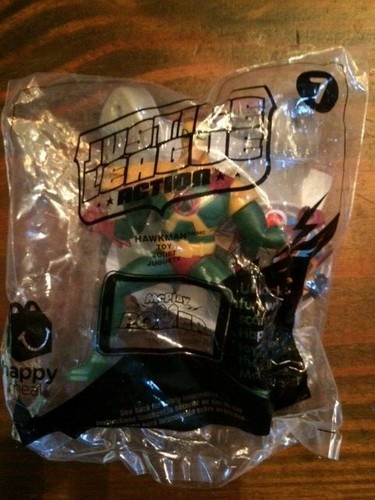 Justice League HAWKMAN Marvel action figure #7 McDonalds Happy Meal 2016 NEW - Picture 2 of 2
