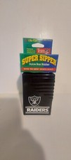  Oakland / LV Raiders Super Sipper Juice Box Holder  Black & Silver vintage 1990