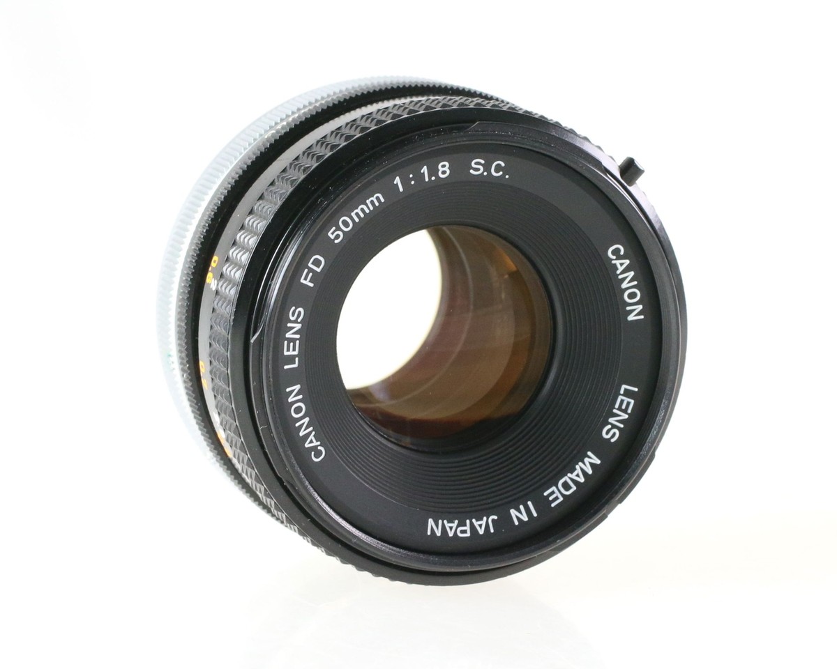 1円 CANON A-1 FD 50mm 1:1.8 一眼レフ フィルムカメラ レンズ