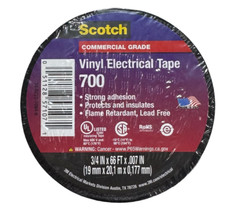 Scotch 700 Vinyl Electrical Tape 3/4" x 66 ft Commerical Grade USA Made