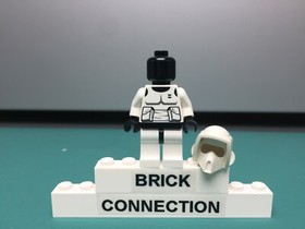 LEGO Star Wars Scout Trooper Black Head minifigure 8038 7956