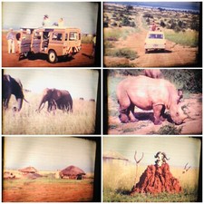  1968 African Safari - SUPER 8 Home Movie 8mm Film Reels Africa Animals 1600ft