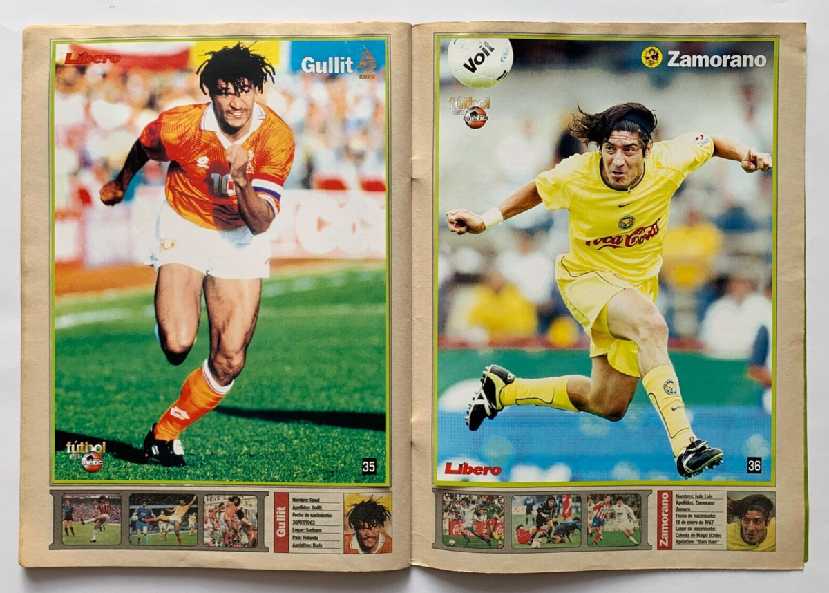 WORLD SOCCER LEGENDS 2003 by LIBERO - Album Complete 100% Peru
