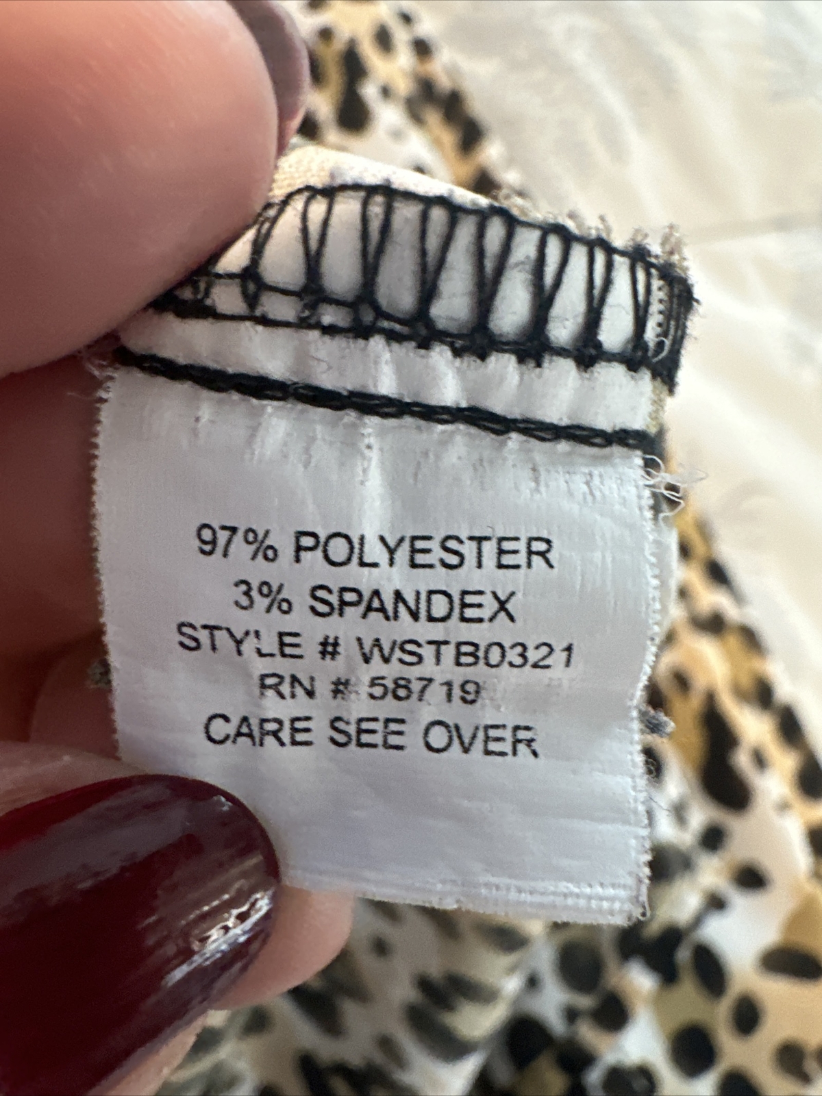 elementz 3X leopard pattern long sleeve blouse - image 6