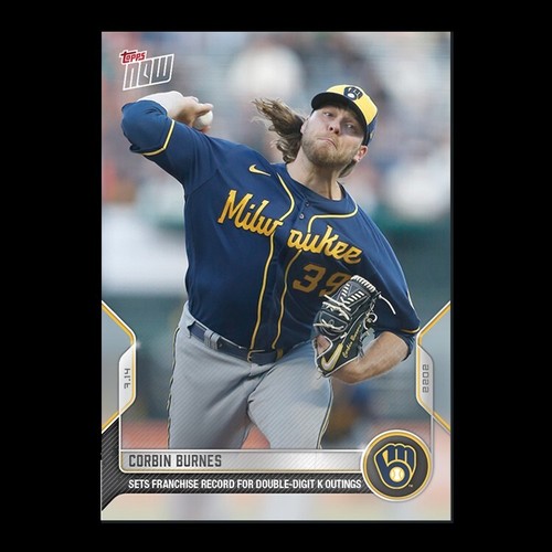 2022 Topps Now 532 Corbin Burnes