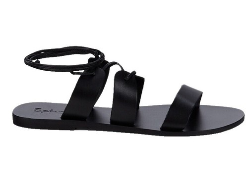 Splendid Keeva Women NEW Splendid Keeva Strappy Sandal in Black Leather Womens Size 7.5 main image 0
