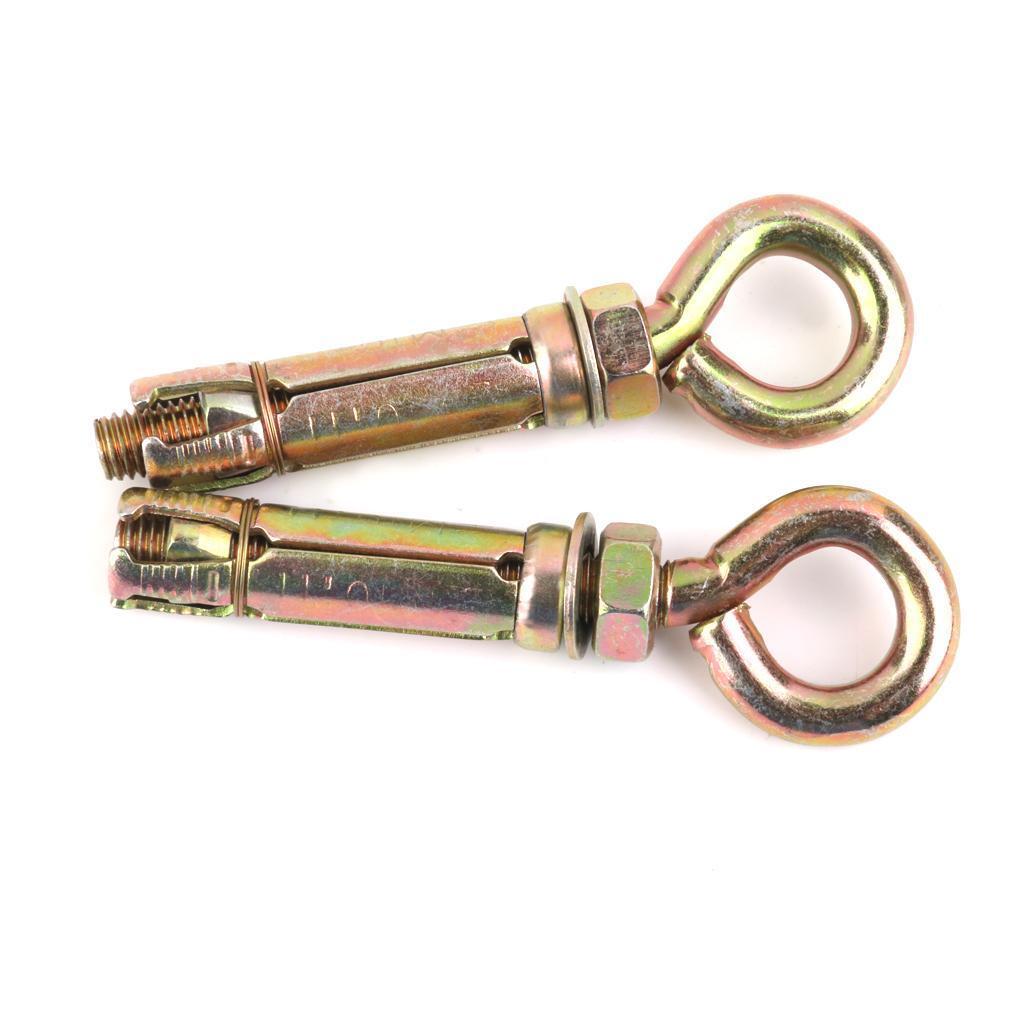 Expansion Screws Closed Hook Anchor Bolts for Wall Concrete Brick 2pcs