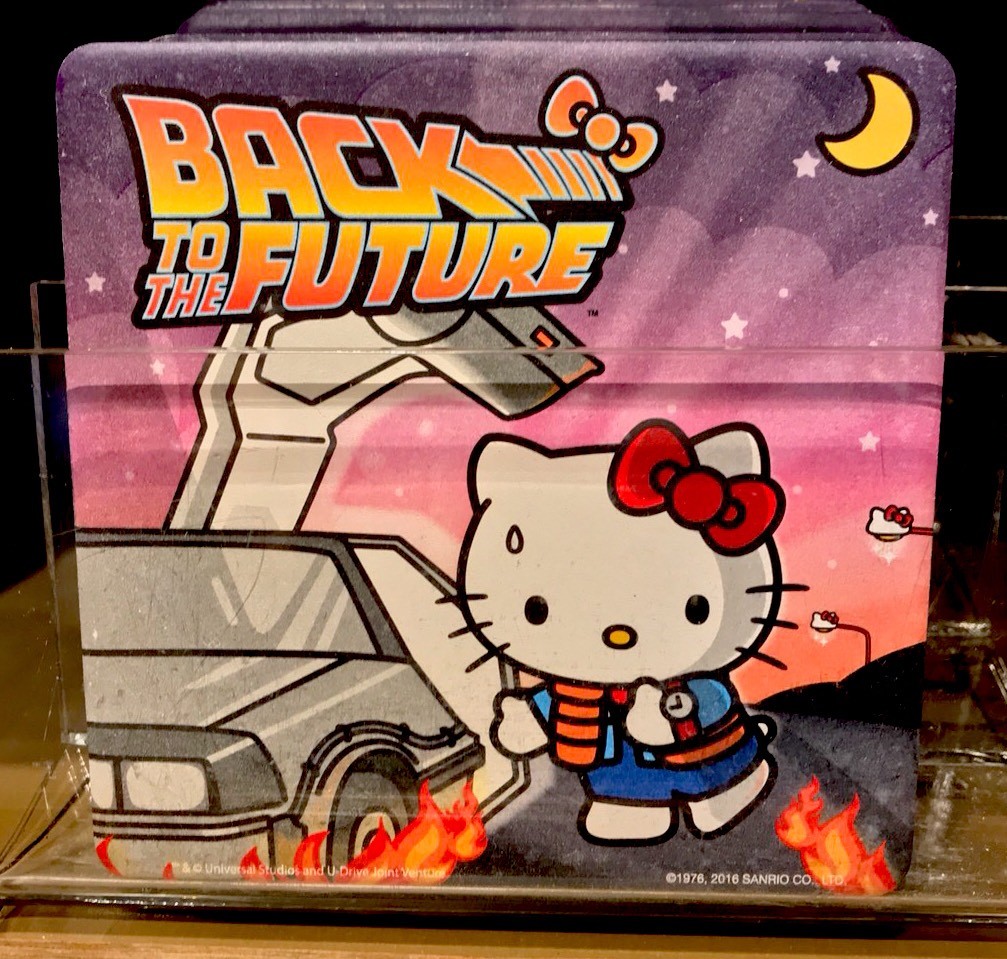 Universal Studios Exclusive Back To The Future Hello Kitty Ceramic