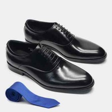 Mens Oxford Dress Shoes Genuine Business Wedding Formal Shoes for Men