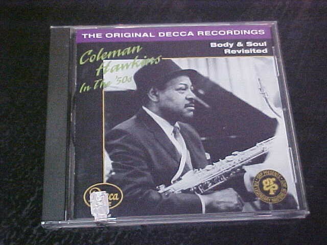 COLEMAN HAWKINS CD Grp 1950's JAZZ original decca recordings
