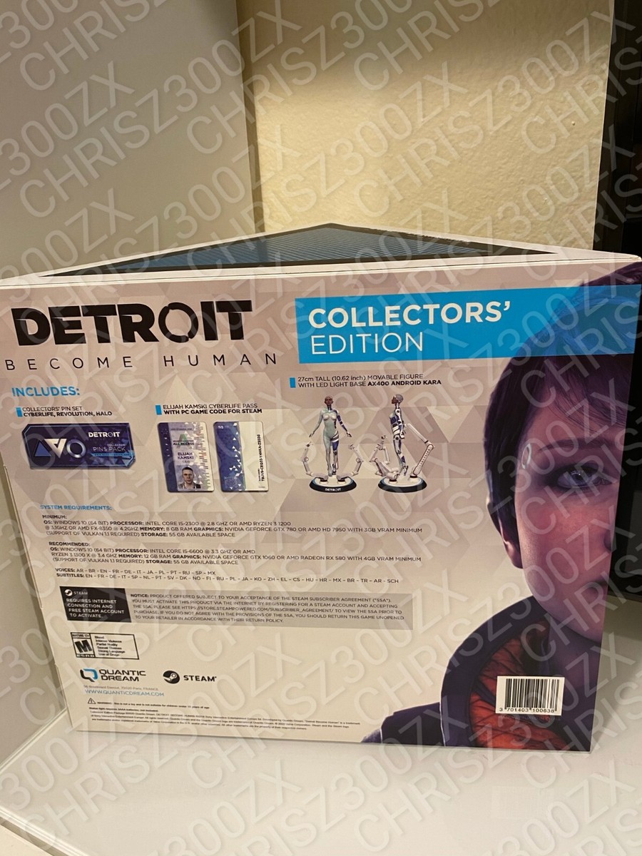 Limited Run Detroit Become Human Collector's Edition PC + Kara