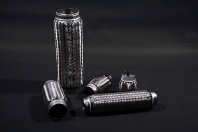 Stainless Steel Exhaust Flexible Pipe Connection Tube 54mm 60mm 63mm