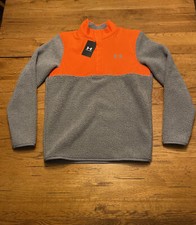 NWT Under Armour Mens UA SweaterFleece Pile Golf Pullover Size S 1366284-066
