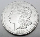 1921 D Morgan Silver Dollar   *AU - ABOUT UNCIRCULATED*