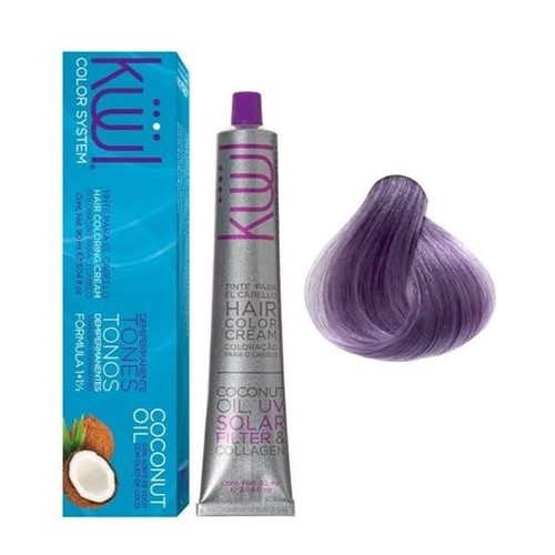 Kuul Hair Coloring Cream Metallic Purple 3.04 oz Morado Metalico