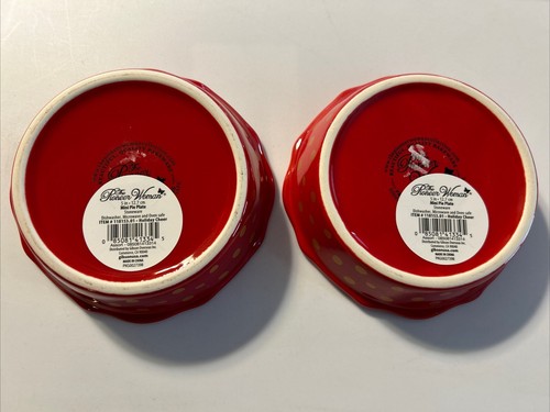 (2) Pioneer Woman Christmas Tree Mini Pie / Quiche / Baking Dish, 5” - Picture 2 of 3