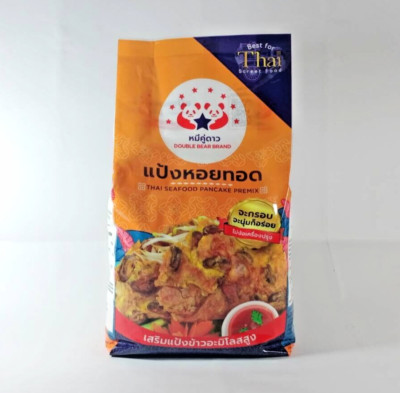 Fried Mussel Flour from Thailand Rice Flour Mix Double Bear Brand