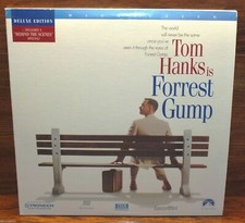 Forrest Gump Widescreen Deluxe Edition 2-Disc LaserDisc Tom Hanks Rated PG-13