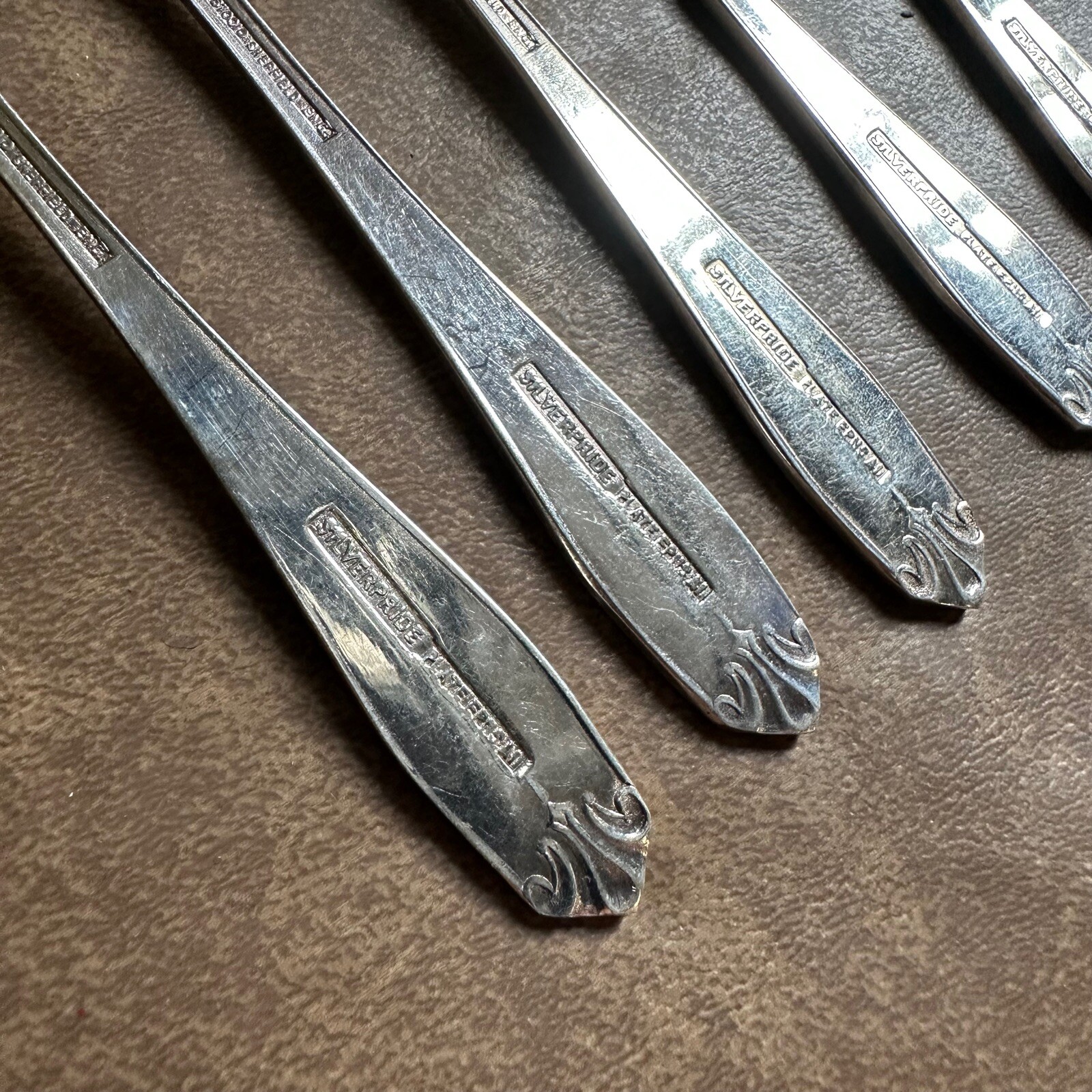 VINTAGE SET OF 6 ENGLISH MADE 'SILVERPRIDE' EPNS CUTLERY SILVER PLATE