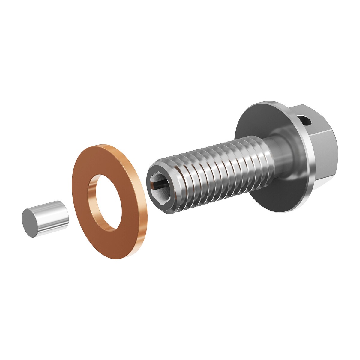 M8X1.25 Magnetic Oil Drain Bolt Plug For Suzuki RMZ250 2013-2016