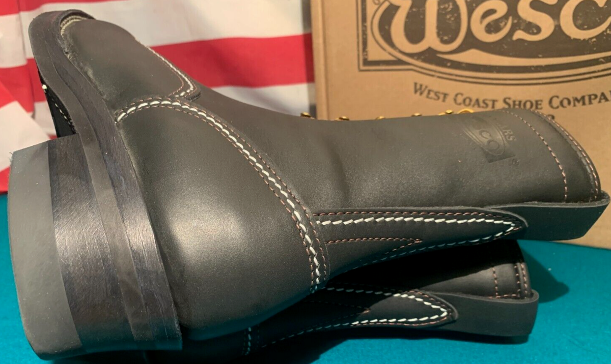Wesco Men's Size 8 1/2 D New Highliner Logger USA Made Wesco Men's Size 8 1/2 D New Highliner Logger USA Made