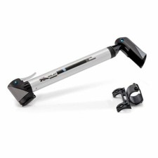 Mini pompa ALLUMINIO per Bici XLC Alpha PU-M01 doppia valvola 6bar MTB IBRIDA 