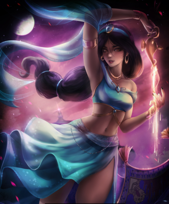 Jasmine #14 Photo Print - Aladdin Game Art Figure Statue Figurine