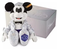 2023 Disney Parks Steiff 100 100th Anniversary Mickey Mouse Plush Toy NEW