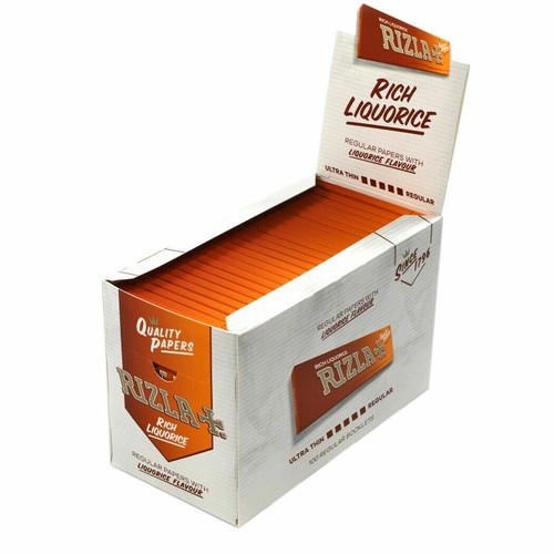 Rizla Rich Liquorice Rolling Papers Ultra Thin Qaulity Smoking Paper 5/