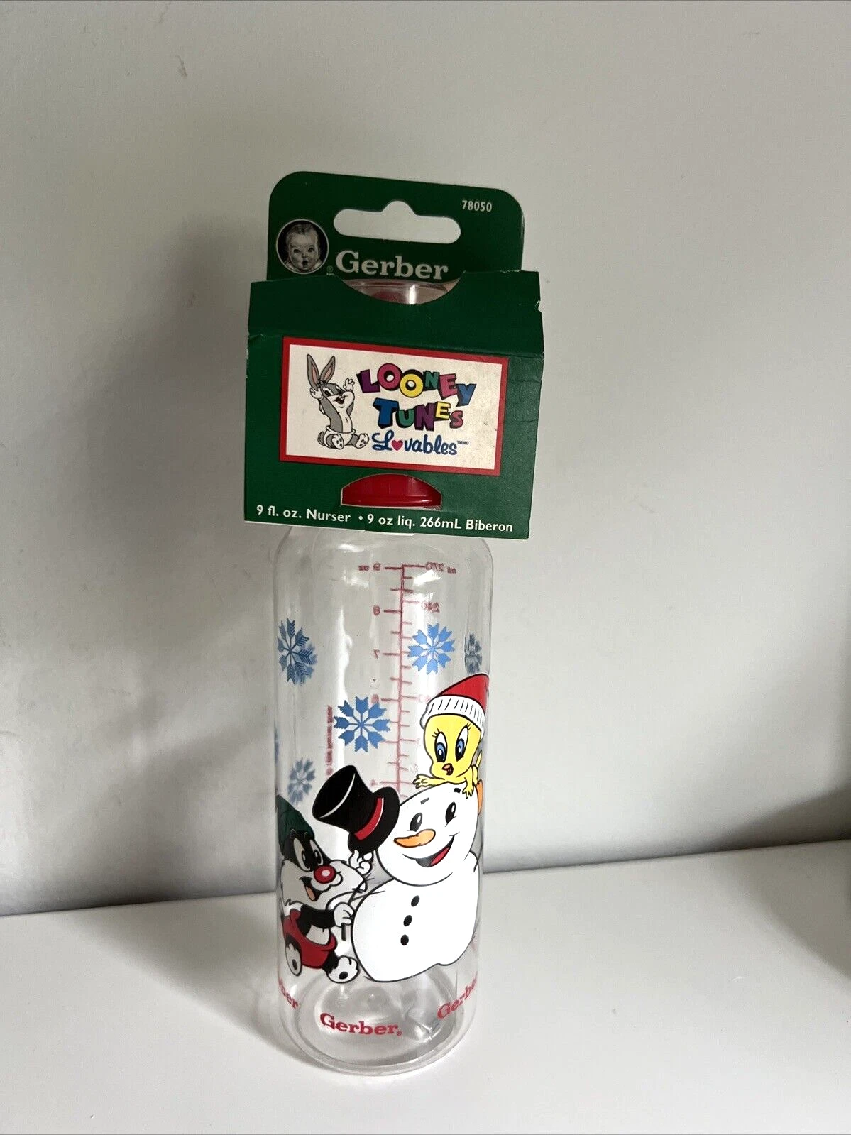 NEW Looney Tunes Lovables Gerber Baby Bottle Tweetie Bird 9oz Nurser 78050