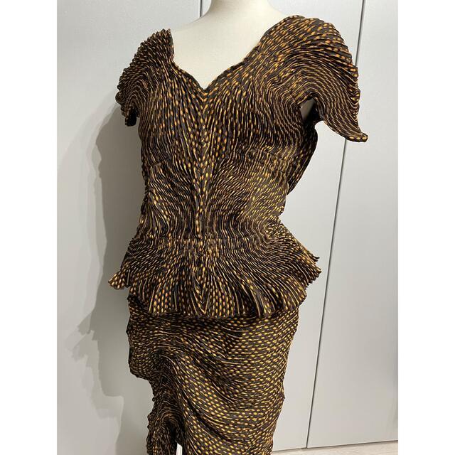 Used Issey Miyake Collection Tops And Skirts Size L Black Orange eBay