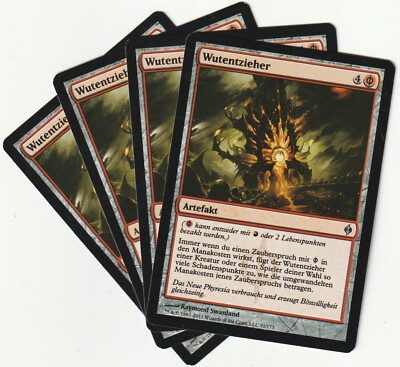   4 MAGIC The Gathering WUTENTZIEHER Artifact PLAYSET NPH/DE NM/EX