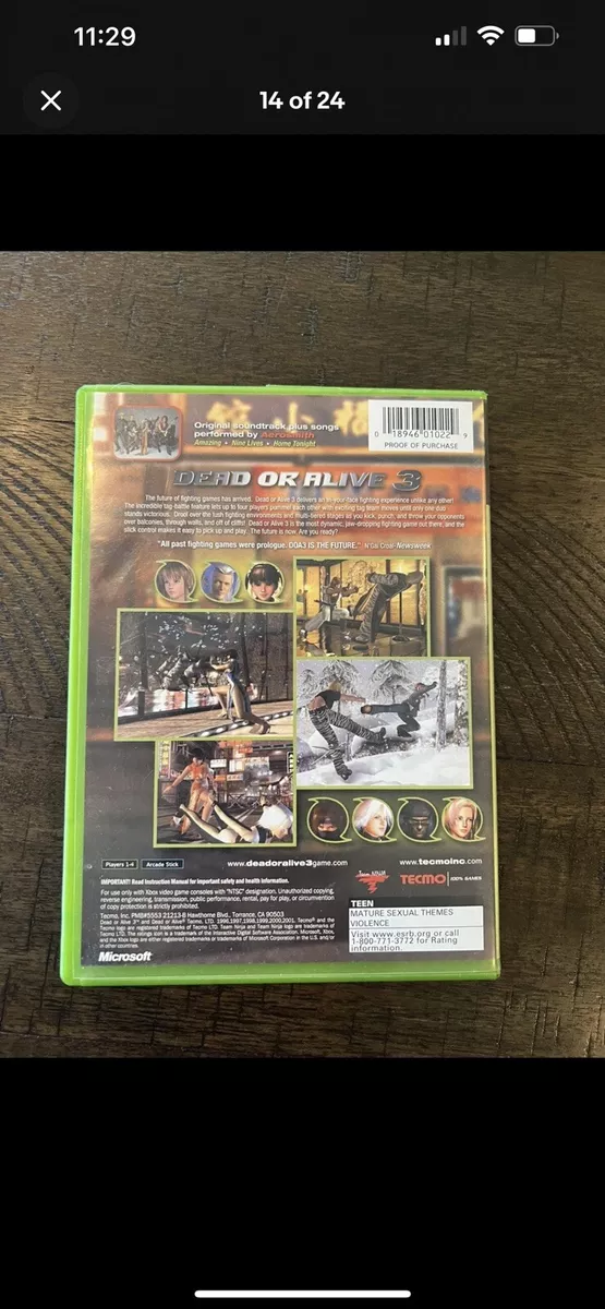 Xbox - Dead or Alive 3