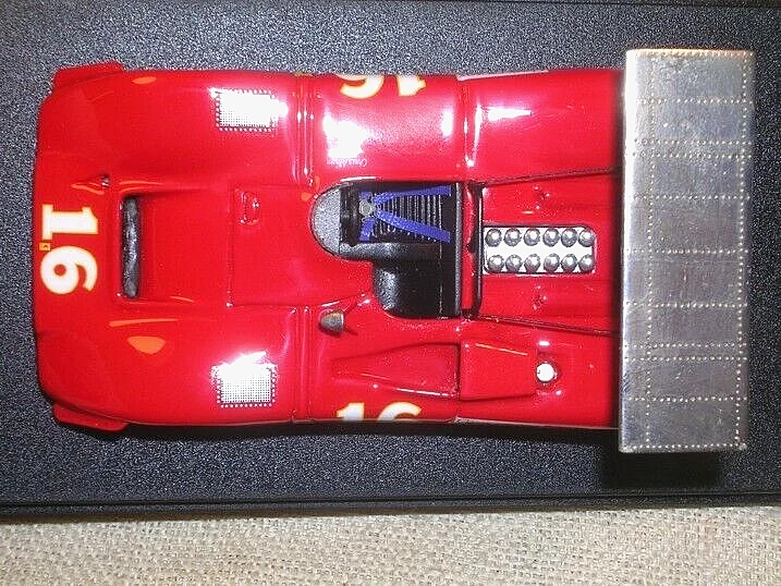 FERRARI 612 CAN-AM ROAD AMERICA 1969 CHRIS AMON LEADER MODEL 1/43 TRUE - Immagine 4 di 4