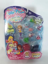 Splashlings Luminos Glow in the Dark Mermaid 12 Pack NIP Rare New Sealed