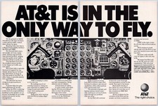 1985 AT&T Aviation Ad FAA Radio Communications Link RCL Aircraft Cockpit