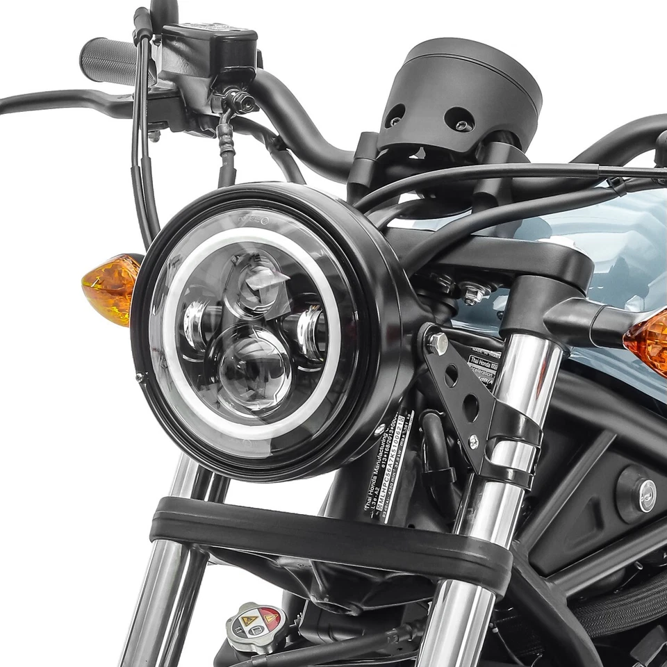 LED Headlight housing MG 7" for Ducati Monster 620 / 600 black Foto 4 de 4