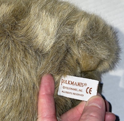 Folkmanis Grizzly Bear Cub Hand Puppet Full Body 15" Plush Realistic Stuffed Toy - Picture 7 of 12