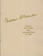 1987 Madame Alexander Collection Catalog