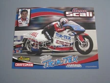 GENO SCALI 2003 TRIM-TEX PRO STOCK MOTORCYCLE 8.5x11 NHRA DRAG RACING HANDOUT