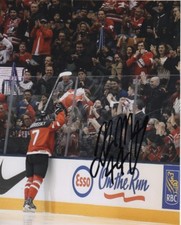 Team Canada Josh Morrissey Signed Autographed 8x10 IIHF Photo COA