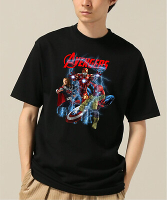 Avengers T-Shirt, Superheld Marvel Comics Shirt, Avengers Figuren Tee Top