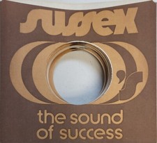 Company Sleeve 45 Sussex - Brown / Light Brown 1973-1975 Buddah