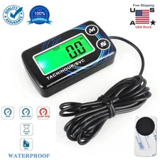 Digital Tachometer / Hour / RPM Meter Engine Maintenance For 2/4 Stroke Engine