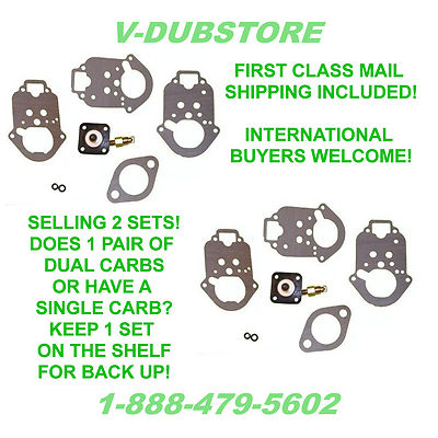 X2 - EMPI 2365 WEBER 34 ICT EMPI 34 EPC CARB REBUILD KIT VW BUGGY BUG GHIA THING