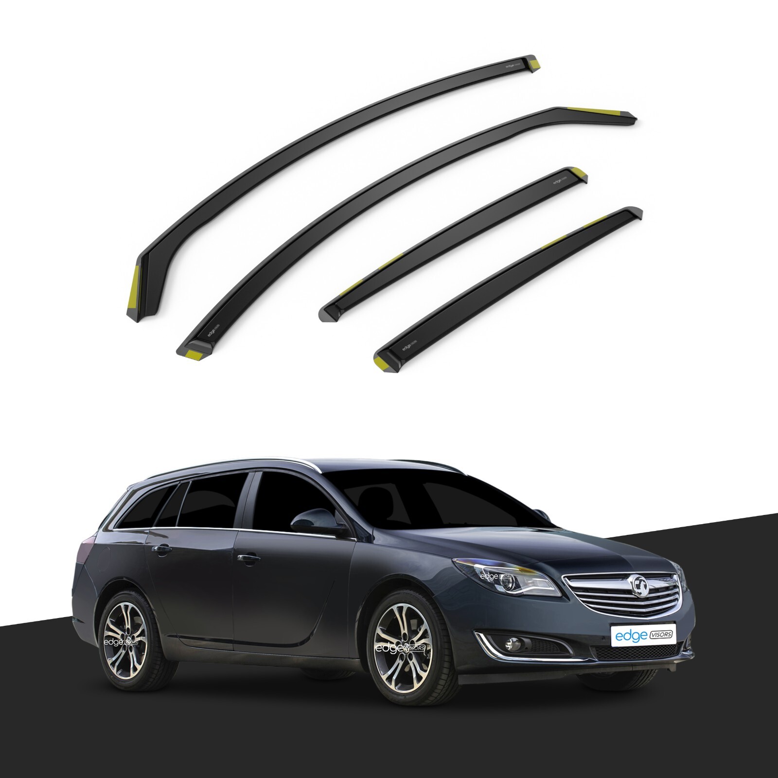 Deflectores de viento Vauxhall Insignia MK1 2009-2017 5 puertas Estate 4 piezas tintados