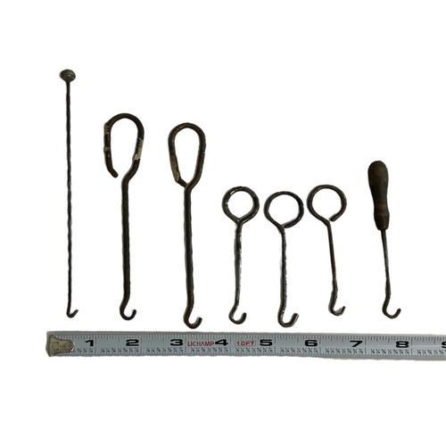 Button Boot Lace Corset Hook Puller Model Shoe Store Antique Vintage Lot Of 7 - Picture 7 of 7